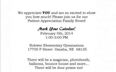 Mark Your Calendars for our Patient Appreciation Day!