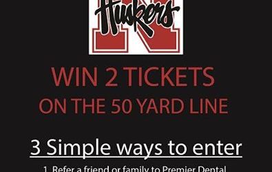 Premier Dental Husker Ticket Giveaway!
